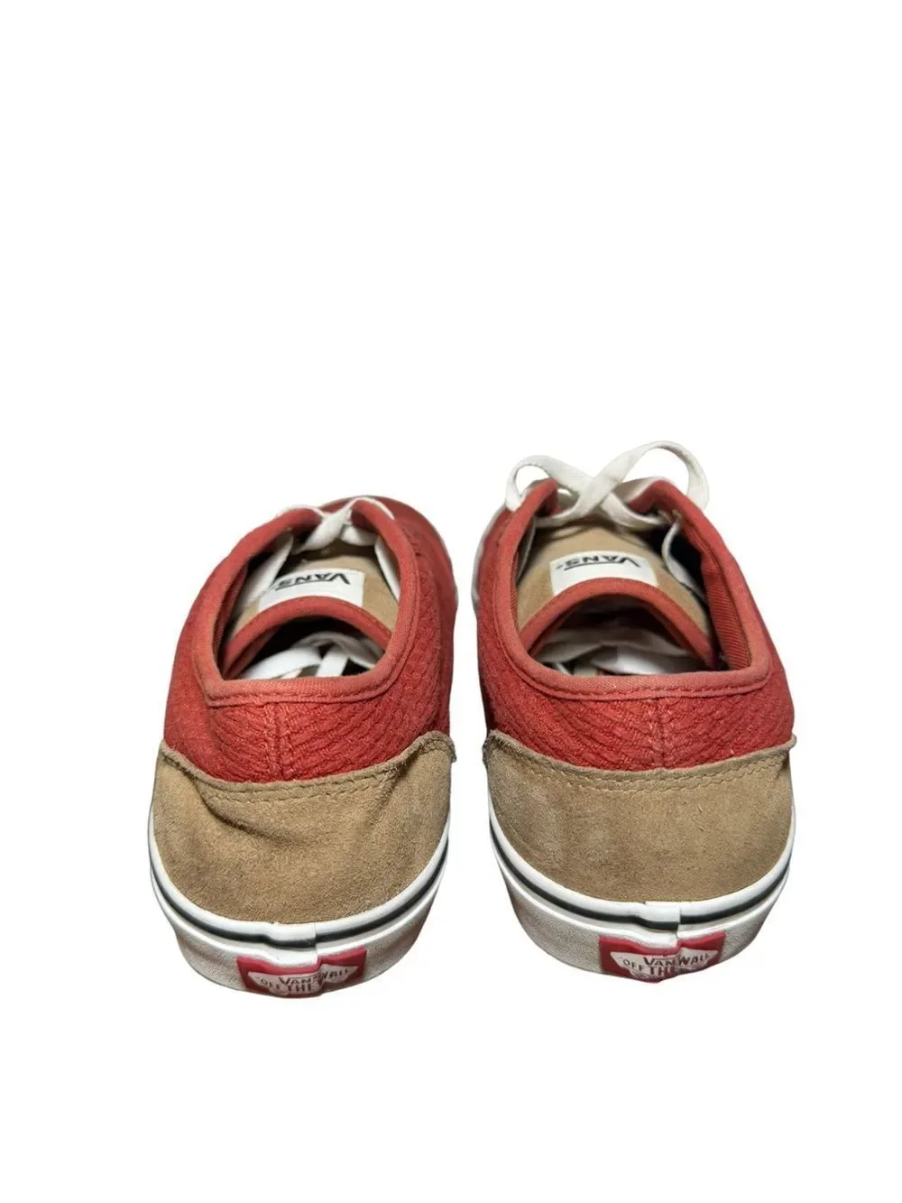 Vans Men’s Red Canvas Low-Top Sneaker size 11.5